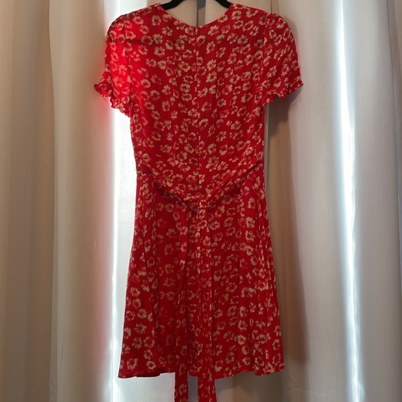 Lulus Garden Explorer Red Floral Print Mini Dress - Picture 5 of 6